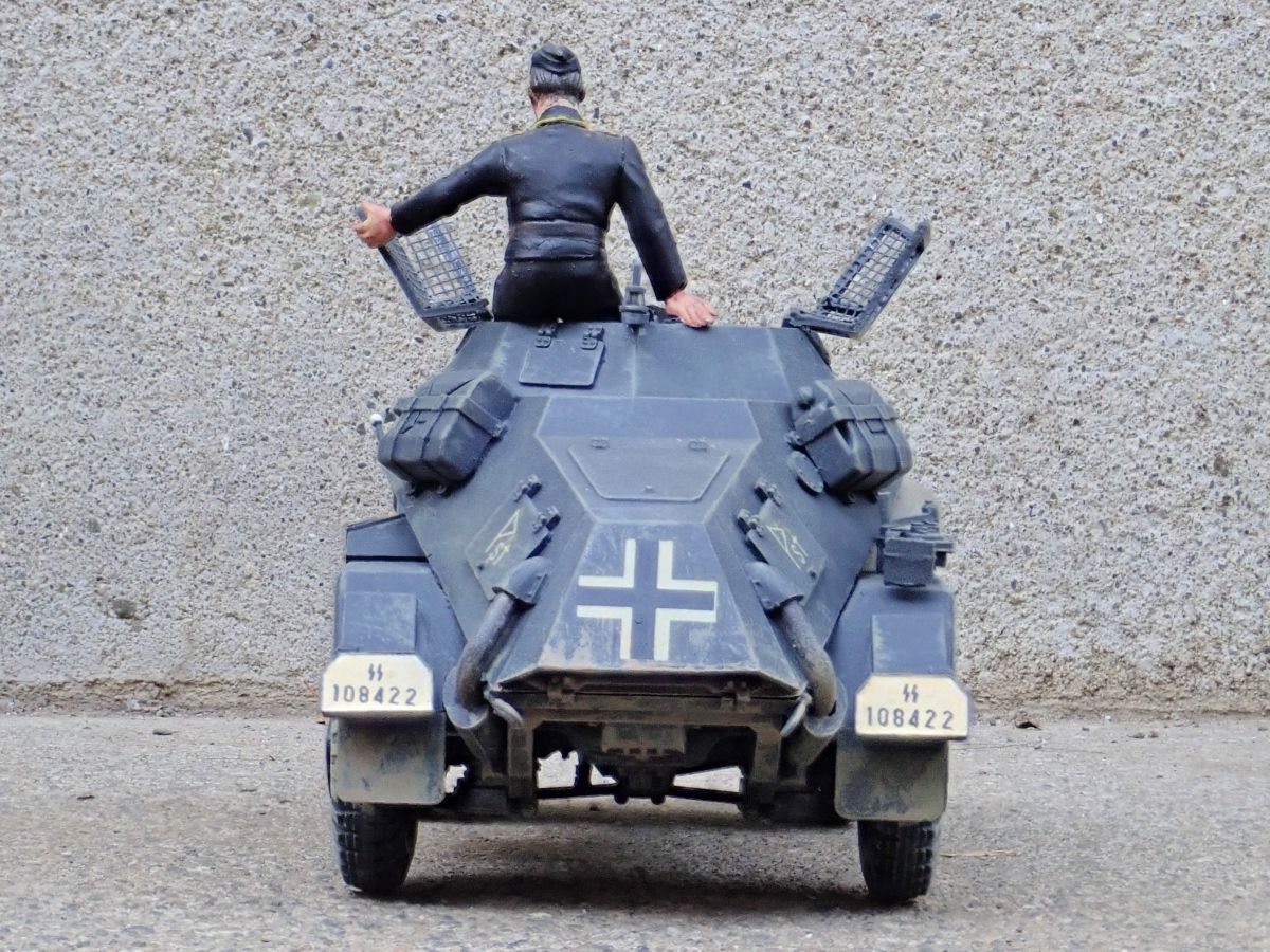 ◉4輪装甲車 sdkfz222（TAMIYA 1/35 MM51）1975年製作 : T.M.の