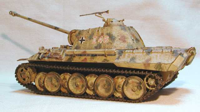 ◉パンサーA型（TAMIYA 1/35 MT23）～1974年以前に製作（レストア前