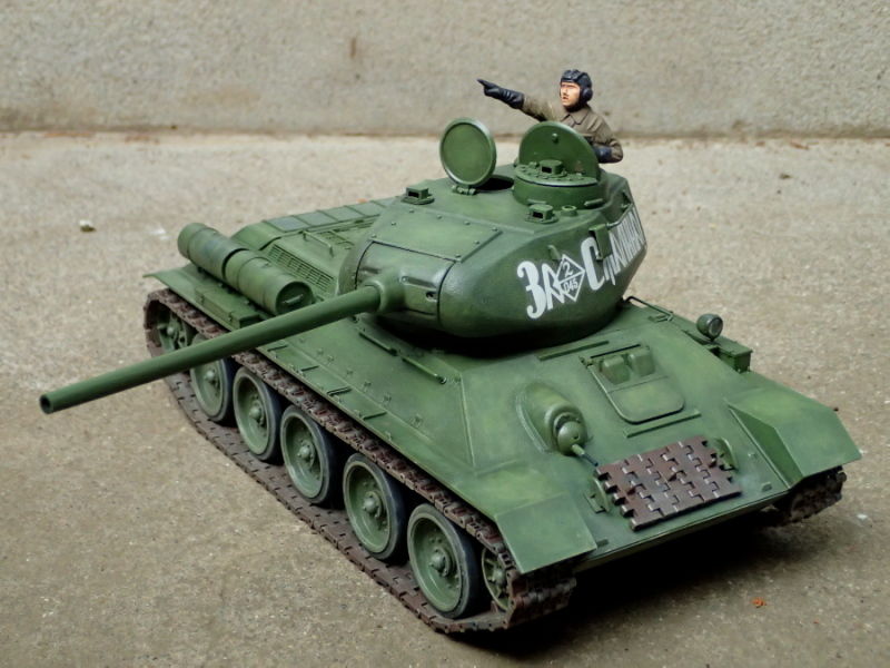 ◉T-34/85(TAMIYA 1/25) : T.M.のプラモMUSEUM ◉T-34/85(TAMIYA 1/25) : T.M.のプラモMUSEUM