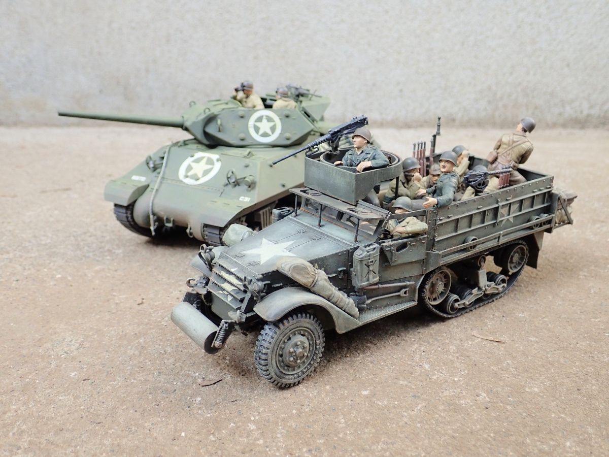 ◉M3A2ハーフトラック（TAMIYA 1/35 MM70）1976年製作&レストア