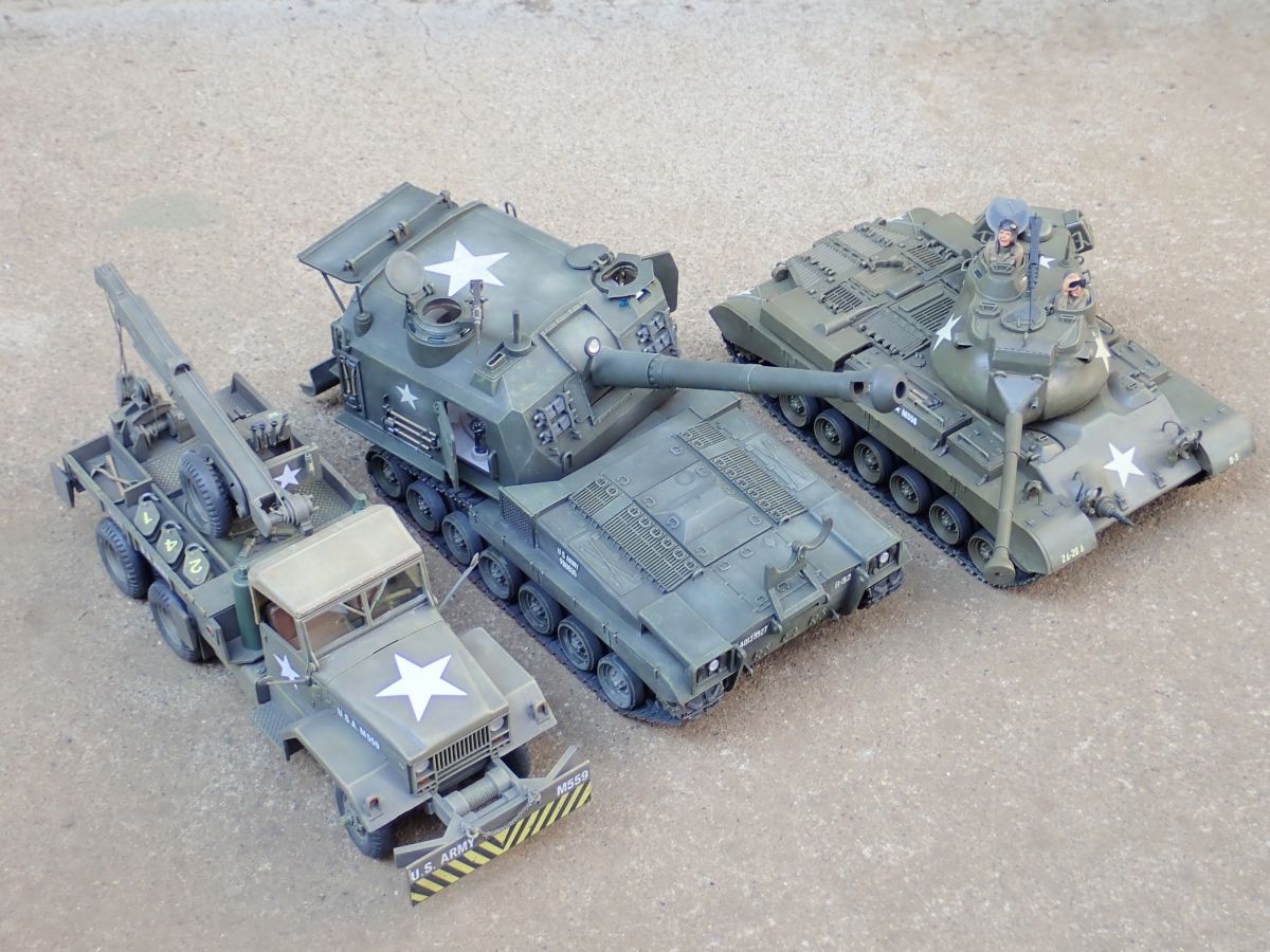 ◉M55 203mm自走榴弾砲（REVELL/RENWAL 1/32）2018年3月完成
