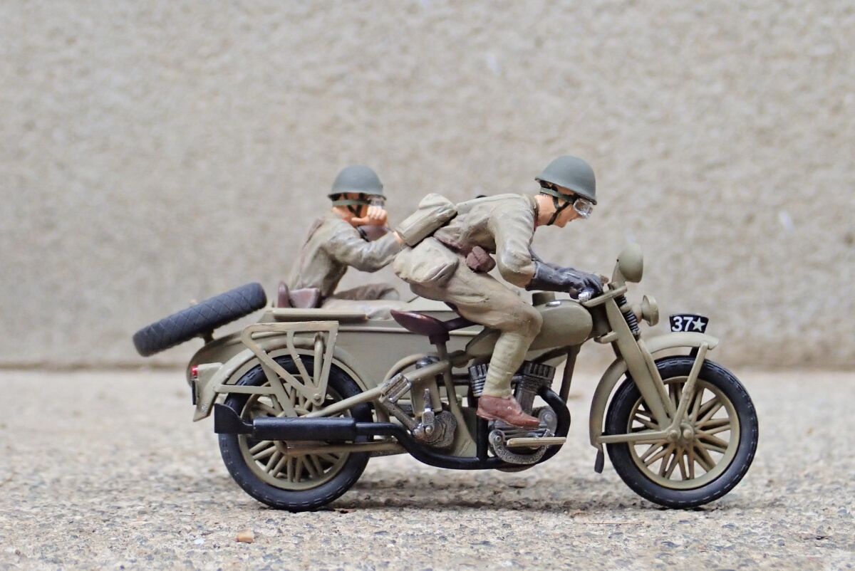 ◉九七式側車付自動二輪車 陸王（PIT-ROAD 1/35）2022年6月完成