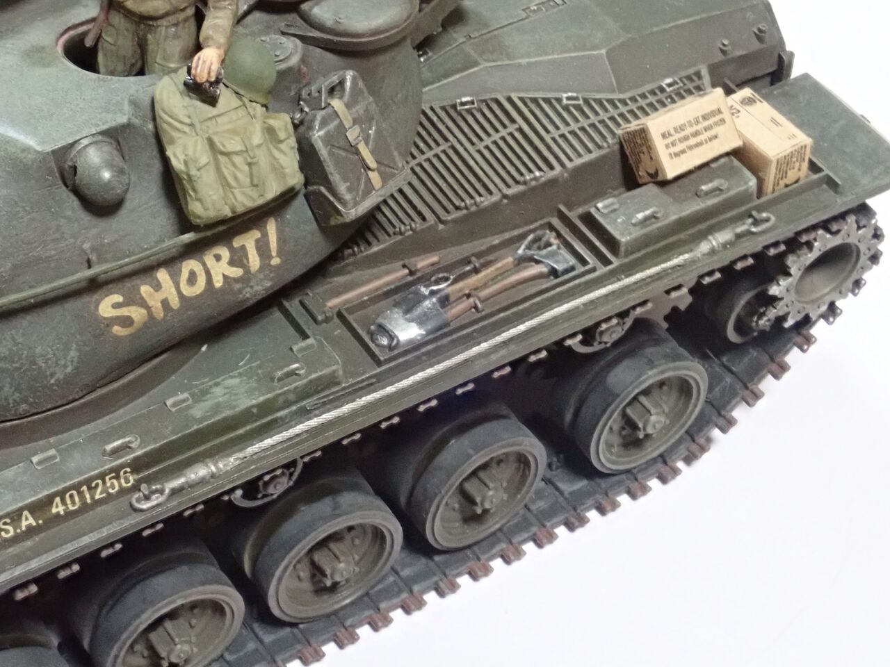 ◉M48A2パットン(MONOGRAM 1/35)1979年ごろに製作・2020年に ◉M48A2パットン(MONOGRAM 1/35)1979年ごろに製作・2020年に