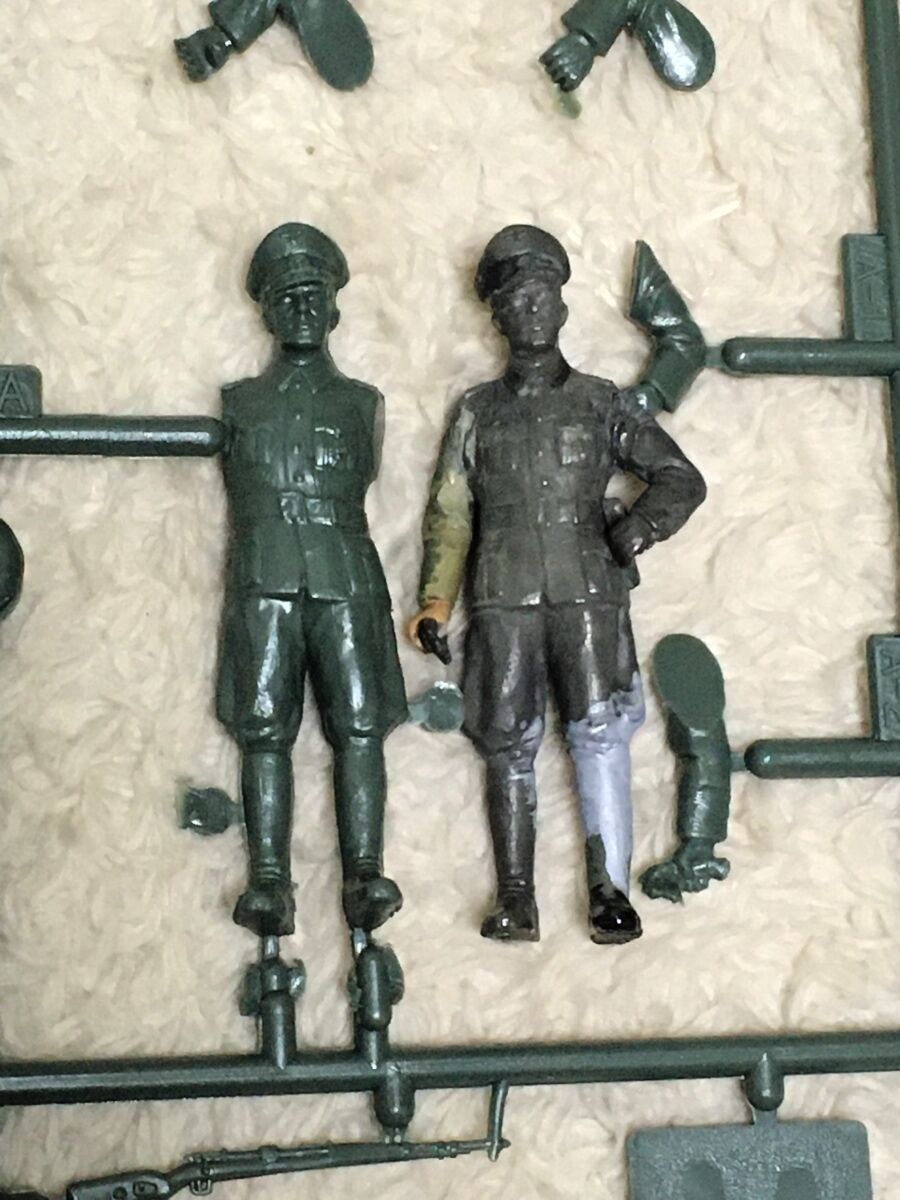 ワーゲンのフィギュア3体をレストア : T.M.のプラモMUSEUM ワーゲンのフィギュア3体をレストア : T.M.のプラモMUSEUM