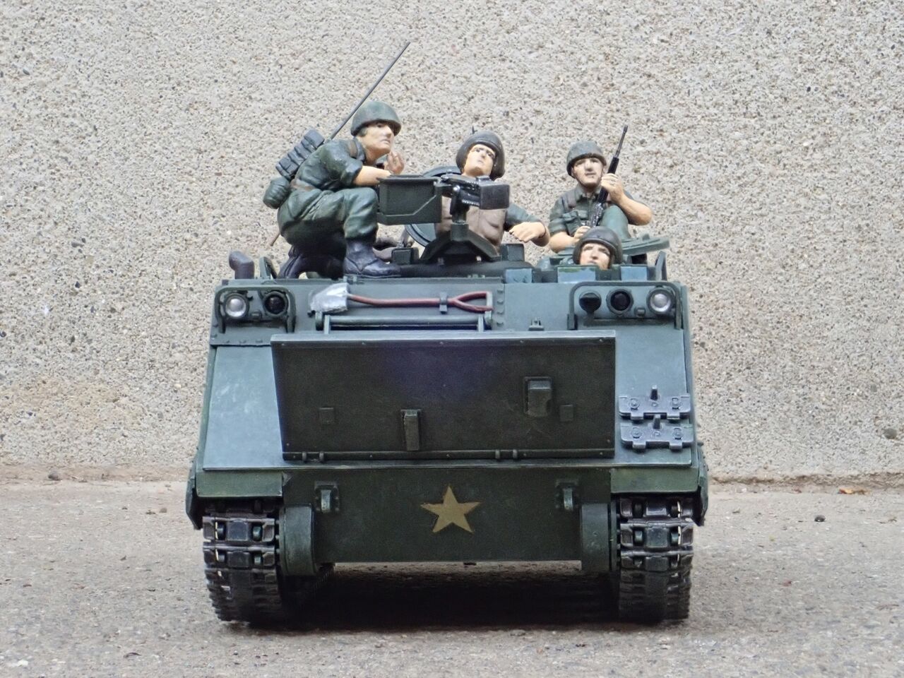 ◉機甲兵員輸送車M113(TAMIYA 1/35 MM40) 1978年ごろ製作 ◉機甲兵員輸送車M113(TAMIYA 1/35 MM40) 1978年ごろ製作