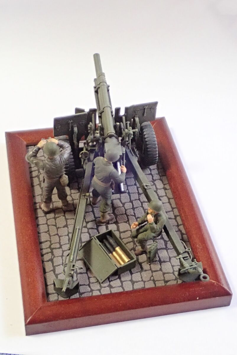 ◉M101 105mm榴弾砲（ITAELRI 1/35）2002年3月完成 2022年簡易ヴィ