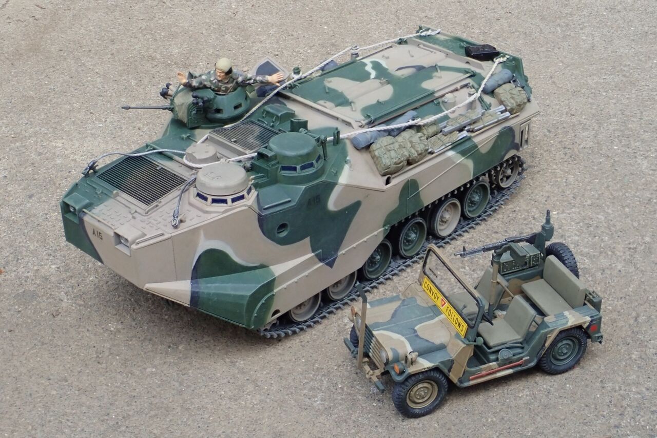 ◉水陸両用兵車 LVTP7A1 シードラゴン（TAMIYA 1/35 MM136