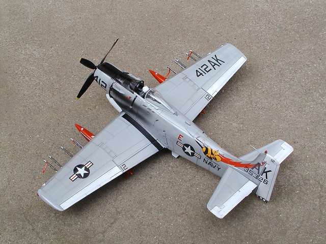 ◉A-1H スカイレイダー（MONOGRAM 1/48）2007年1月完成 : T.M.のプラモ