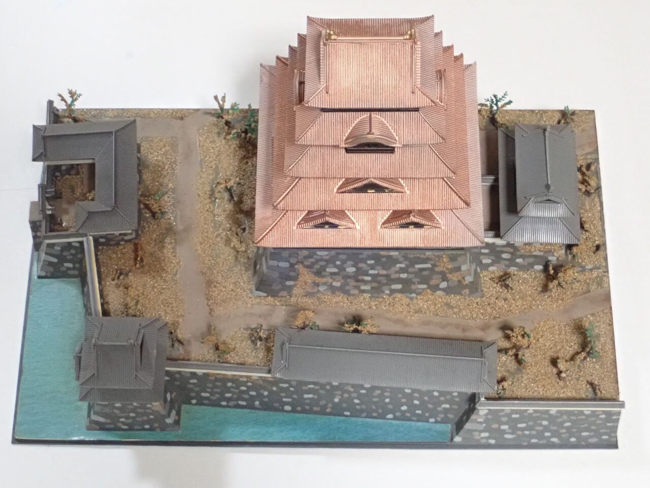 ◉江戸城（DOYUSHA 1/350）1972年に製作し・2024年3月にレストア