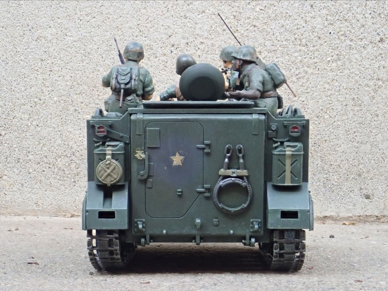 ◉機甲兵員輸送車M113(TAMIYA 1/35 MM40) 1978年ごろ製作 ◉機甲兵員輸送車M113(TAMIYA 1/35 MM40) 1978年ごろ製作