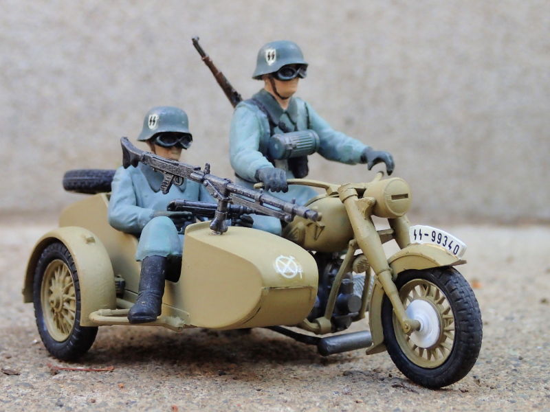 ◉BMW R75サイドカーセット(TAMIYA 1/35 MM16)1990年代に製作 ◉BMW R75サイドカーセット(TAMIYA 1/35 MM16)1990年代に製作