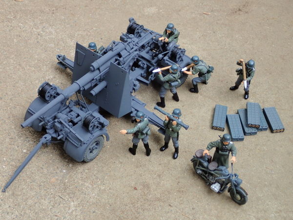 ◉88mm砲 FLAK36/37（TAMIYA 1/35 MM17）1972年製作&レストア