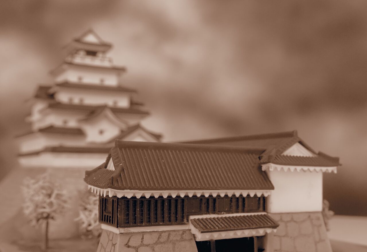 慶應◆江戸時代前期頃 会津若松鶴ヶ城 屋根瓦 960px-Wakamatsu_castle.jpg