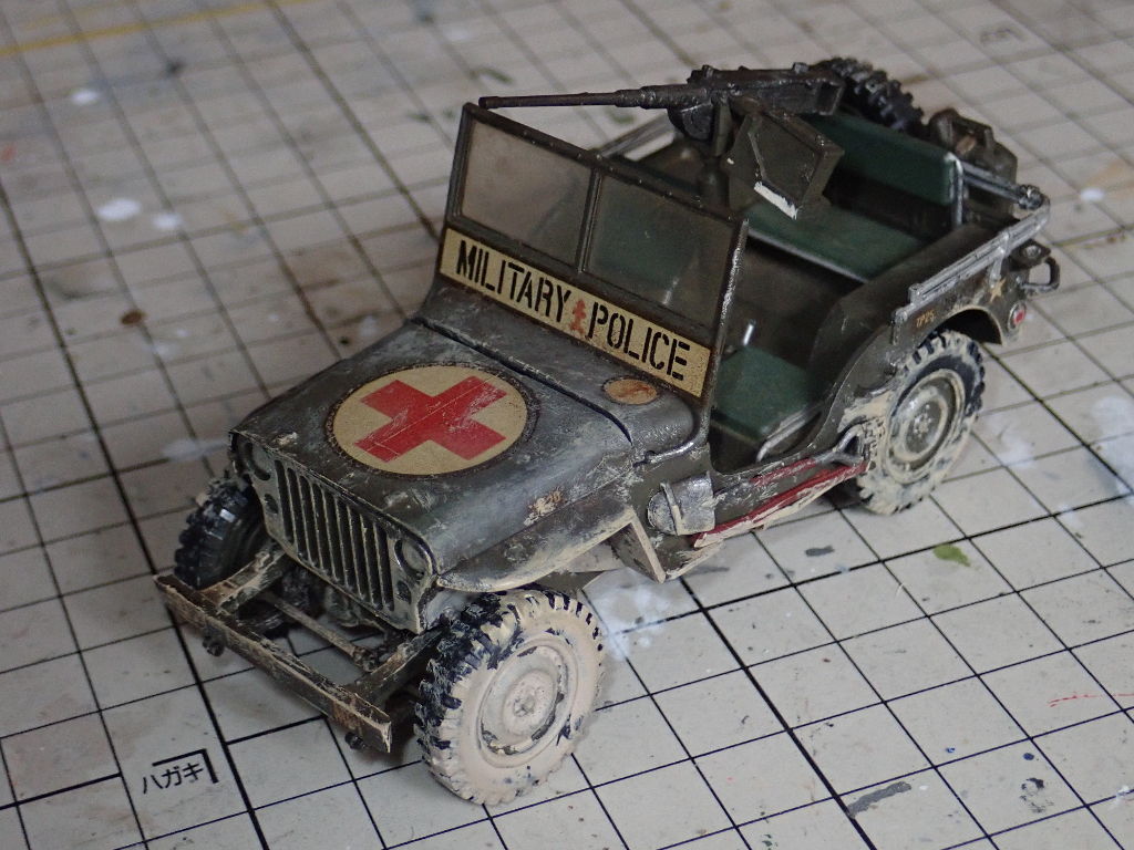 ◉ウイリスJEEP MB（TAMIYA 1/35 MM15）1972年製作＆レストア : T.M.の