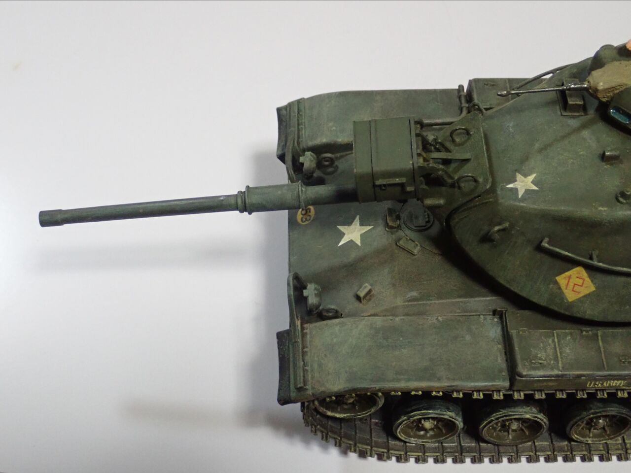 ◉M60A1シャイアン（TAMIYA 1/35 MT28）1973年以前に製作・2024年2月