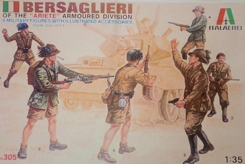 ◇ITALAEREIのベルサリエーリ兵（第二次大戦）はこんなパッケージ