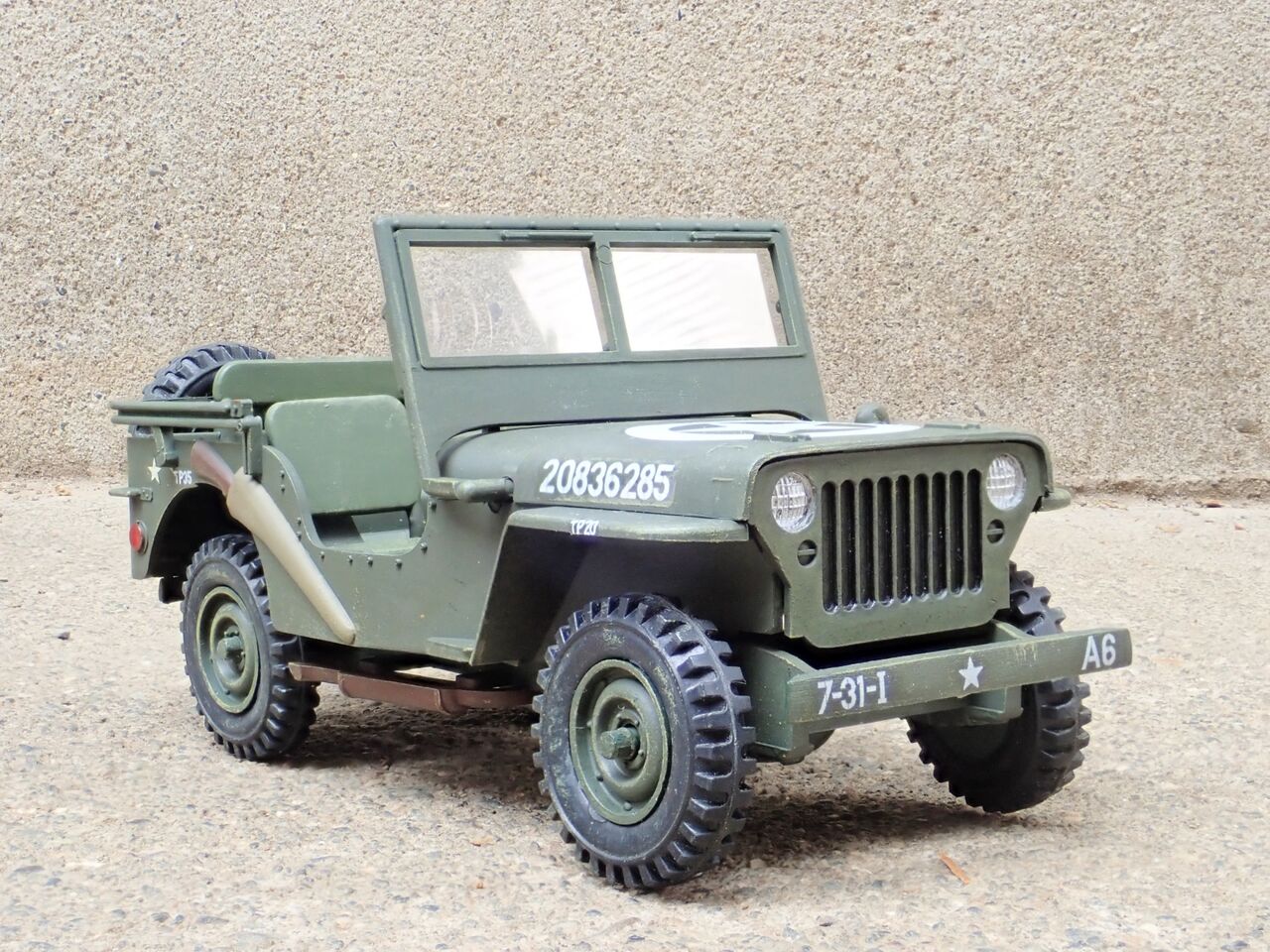 ◉ジープ (REVELL/MONOGRAM 1/35) 2023年4月完成 2024年9月 ◉ジープ (REVELL/MONOGRAM 1/35) 2023年4月完成 2024年9月