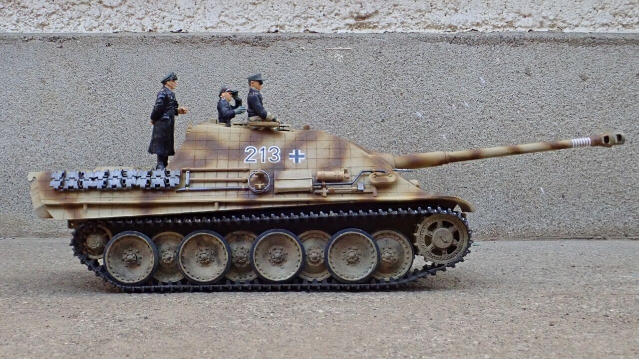 ◉ヤクトパンサー（ロンメル）にロンメル将軍を乗せる（TAMIYA 1/35