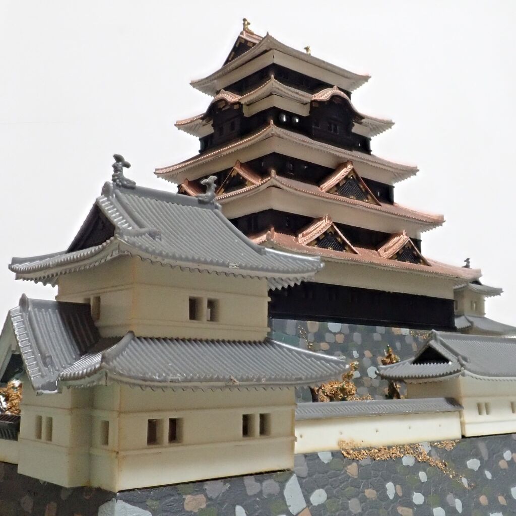 ◉江戸城(DOYUSHA 1/350)1972年に製作し・2024年3月にレストア ◉江戸城(DOYUSHA 1/350)1972年に製作し・2024年3月にレストア