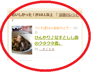 20120925なすしし唐ひんやり話題入り。
