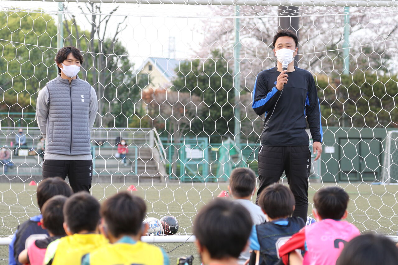 寿人選手と山岸選手がサッカー教室に スポーツ観戦紀 サンフレッチェ広島編