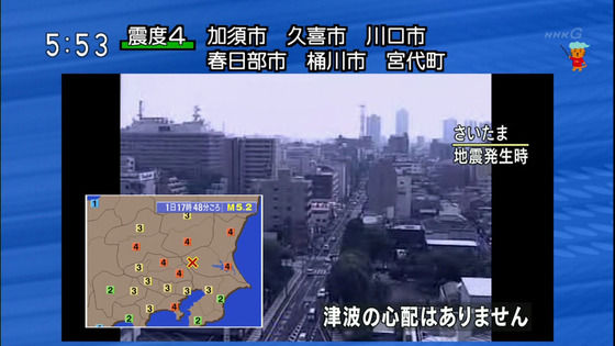 じじじじじ地震とかどこの田舎だよ トースター速報