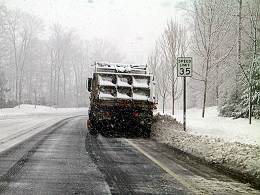 アメリカの除雪車