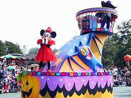 ハロウィンの東京ディズニーランド