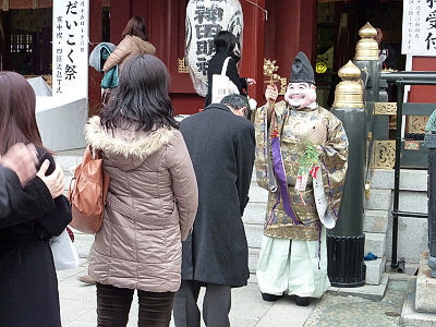 神田明神だいこく祭の日に