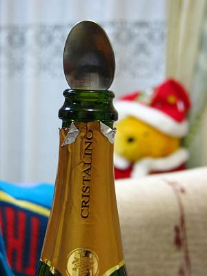 毎日がレビュー スパークリングワインの炭酸を抜けにくくするスプーン