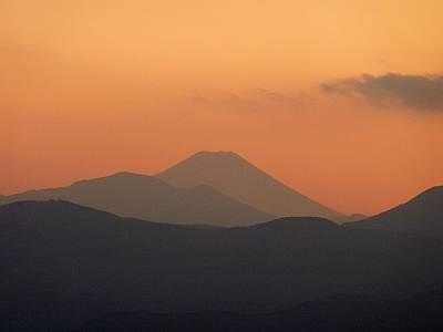 関八州見晴台からの富士山