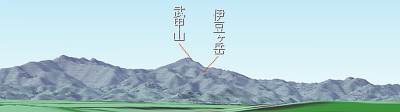 秋津から見える武甲山