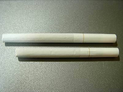 毎日がレビュー タバコの背比べ 普通のサイズと100s