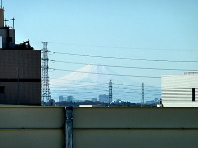 ララガーデン春日部から見た富士山