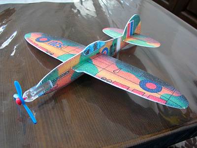 飛行機の模型