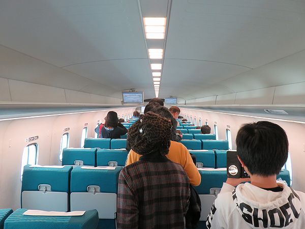 超電導リニアL0系乗車