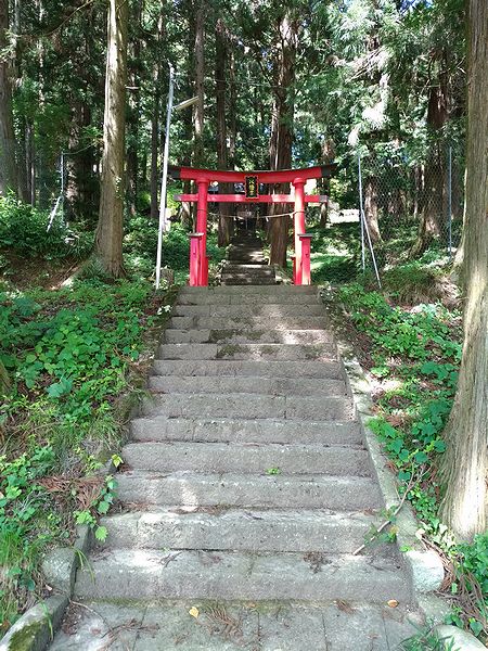手塚八幡社の鳥居