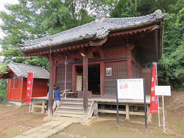 「犬伏の別れ」薬師堂