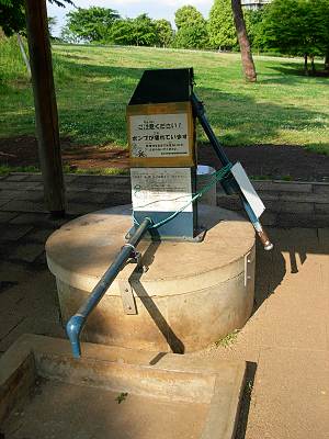 都立武蔵国分寺公園の壊れた井戸