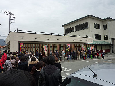 桔梗屋8時30分頃の列