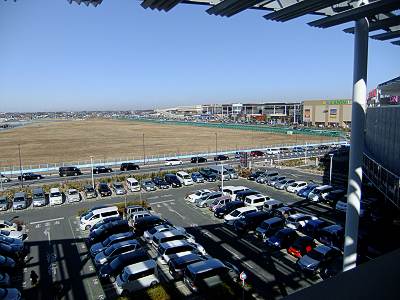 ��ë������쥤��������η�ʪ���鳰�򸫤�����