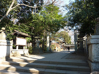 調神社には鳥居が無い