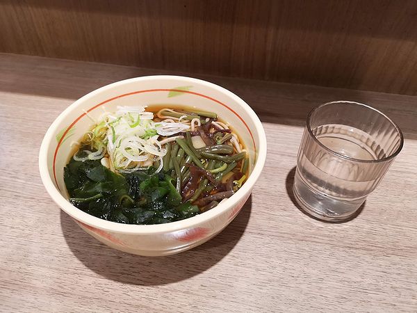 私の好きな山菜そば