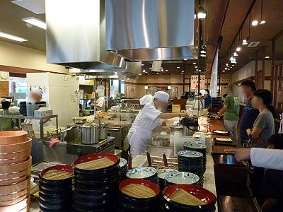 丸亀製麺所沢東店のセルフ形式