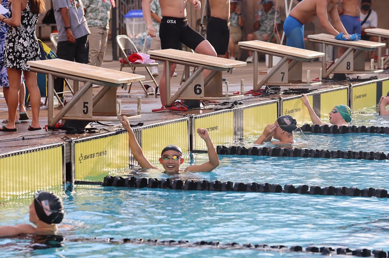 選手支給】2014 パンパシフィック水泳選手権 TOBIUO JAPAN トビウオ