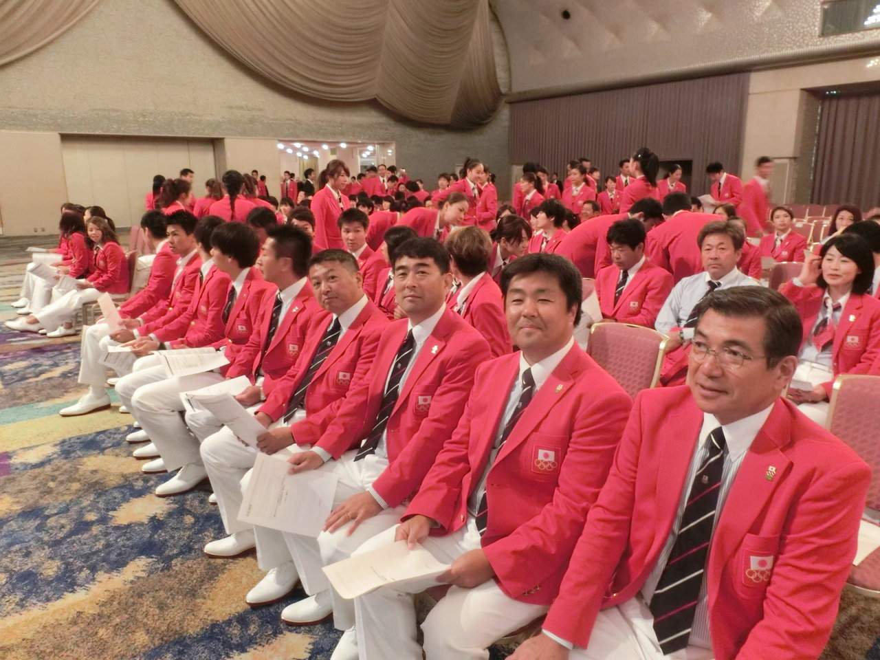 Tobiuo Japan Journal リオデジャネイロ五輪日本選手団 解団式 Tobiuo Japan Journal リオデジャネイロ五輪日本選手団 解団式