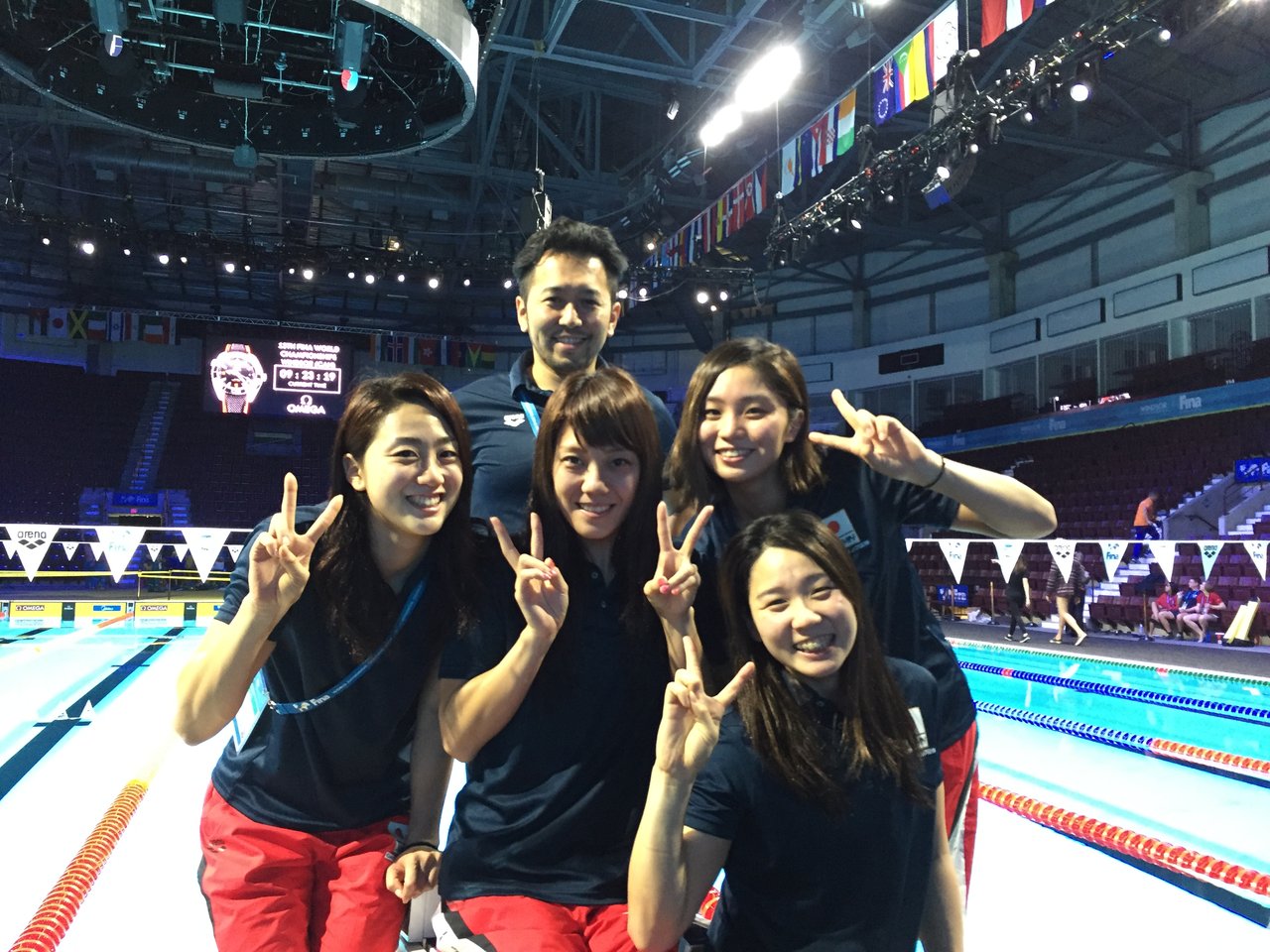 世界短水路選手権メインプールがオープンしました！ : TOBIUO JAPAN 