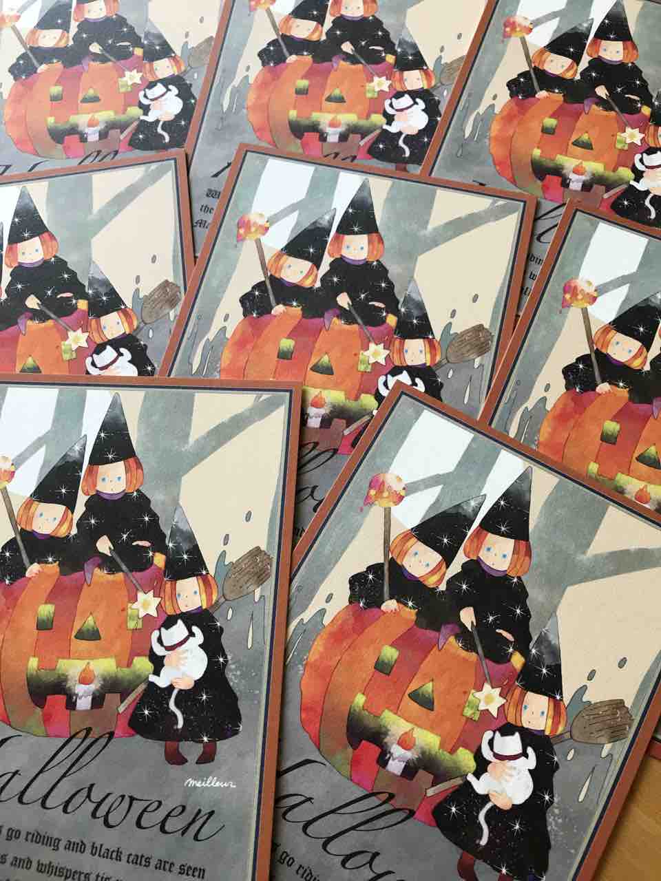 ハロウィンポストカード とびうさブログ ハロウィンポストカード とびうさブログ