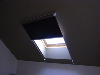 天窓にロールスクリーン取り付け 土地を買って家を建てたらニャンコを迎える夢