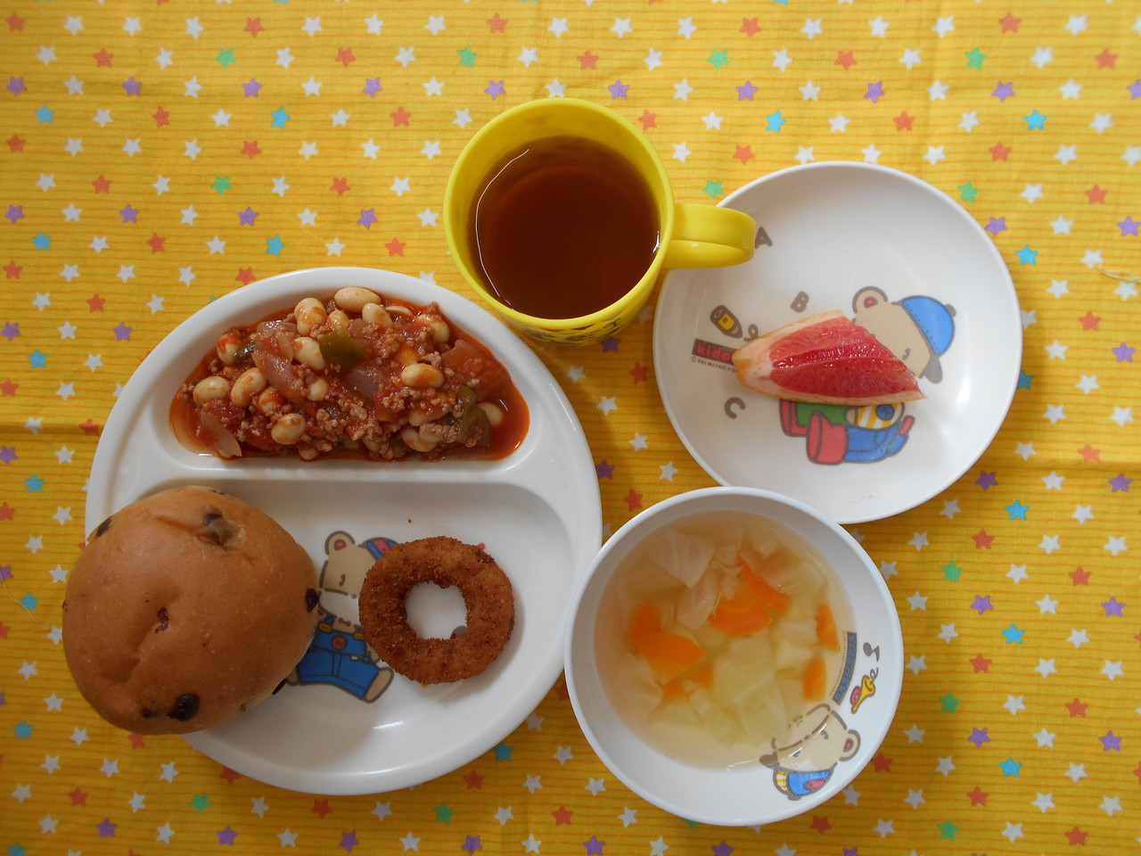 チリコンカン 栃尾天使幼稚園 きょうの献立